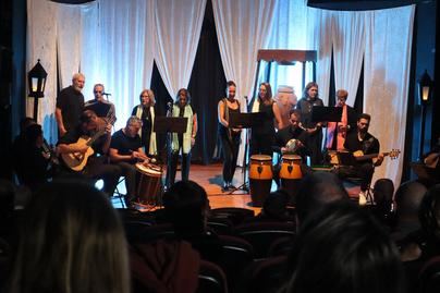 Juan Grande disfrutó con el espectáculo ‘Entre cuerdas y voces’