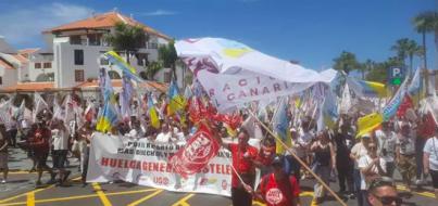 Protestas en hostelería: trabajo sí, esclavos no