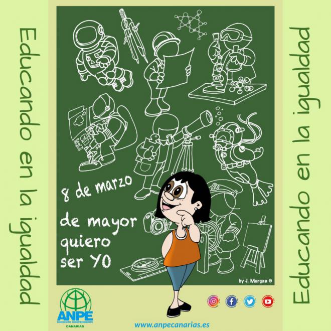 ANPE Canarias resalta la educación como conducto para la igualdad