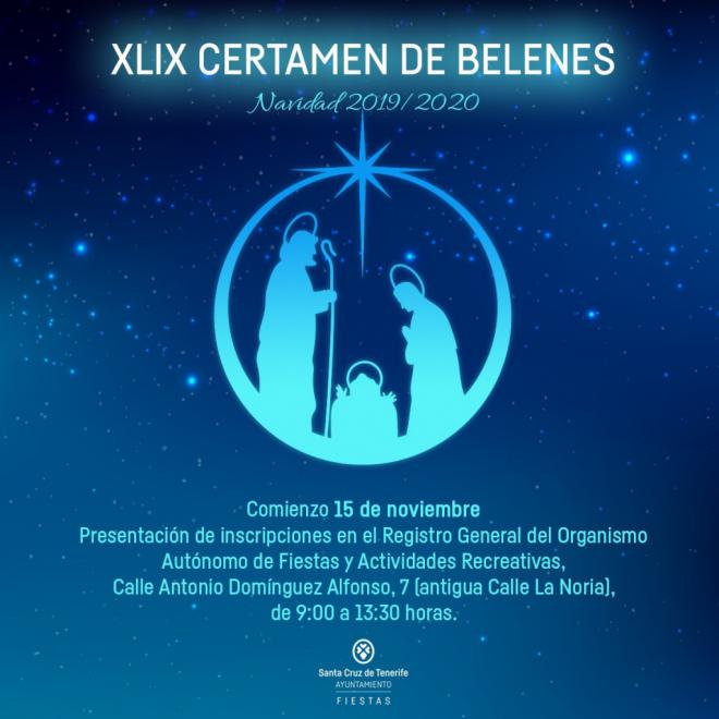 Abierto el plazo para participar en el certamen de belenes de Santa Cruz