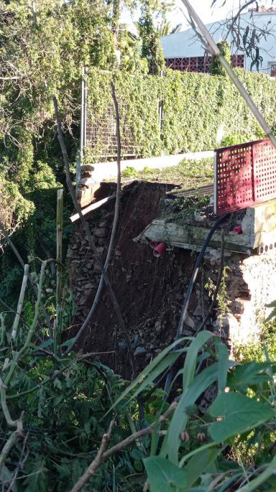 Nuevos desprendimientos del puente de Teobaldo Power
