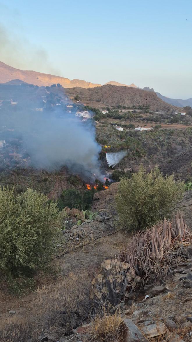 Controlados los dos conatos de incendio forestal en Gran canaria