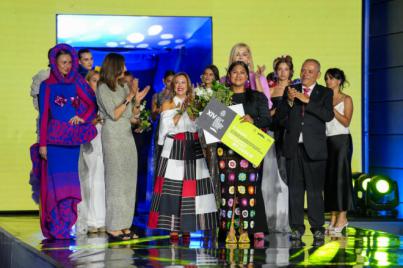Annaiss Yucra, ganadora del XIV certamen de Jóvenes Diseñadores