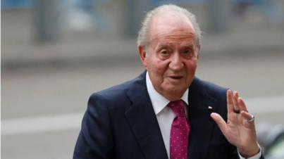 Juan Carlos I acude a un almuerzo privado en El Pardo con la Familia Real