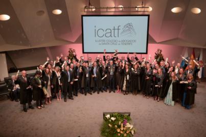 Acto de jura de los nuevos abogados del Colegio de Santa Cruz de Tenerife