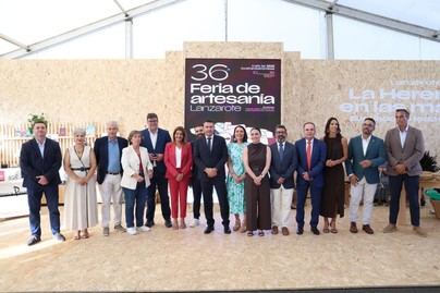 Inaugura la 36ª Feria de Artesanía de Lanzarote con más de cien creadores