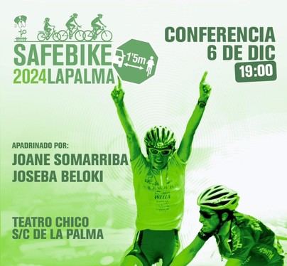 Inicia la marcha cicloturista 'Safe Bike' con conferencia de Somarriba y Beloki