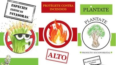 Campaña para concienciar sobre incendios y especies invasoras