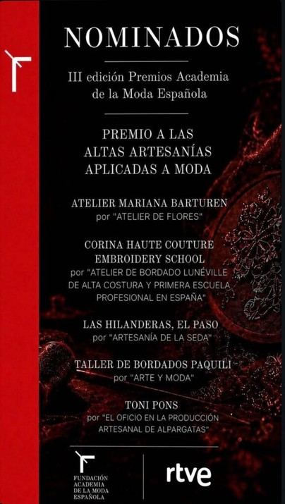 Las Hilanderas de El Paso, nominadas a los Premios de Moda Española