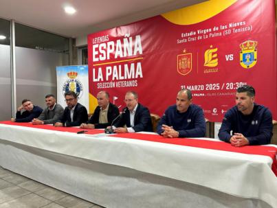 Leyendas de la Selección Española de Fútbol disputarán un amistoso en La Palma