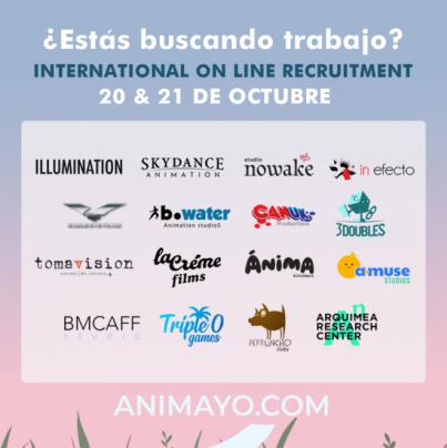Los creadores de Animayo ofrecen más de 200 puestos de trabajo en 2 jornadas de reclutamiento internacional on line