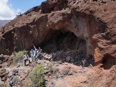 Descubren que los primeros gomeros vivían con su ganado en cuevas