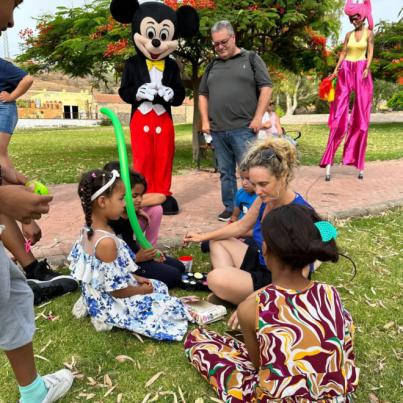 Telde recibe a los niños y niñas saharauis