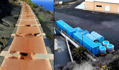 Agua para La Palma denuncia un posible “sabotaje” en el canal LP1