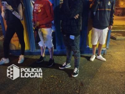 Localizados cuatro menores por tirar piedras desde un puente a la autopista del Norte