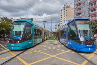 El tranvía operará hasta la parada Teatro Guimerá durante el Baile de Magos de Santa Cruz