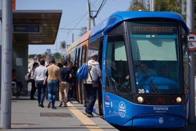 El Tranvía registra su demanda más alta con más de 1.650.000 pasajeros transportados en noviembre