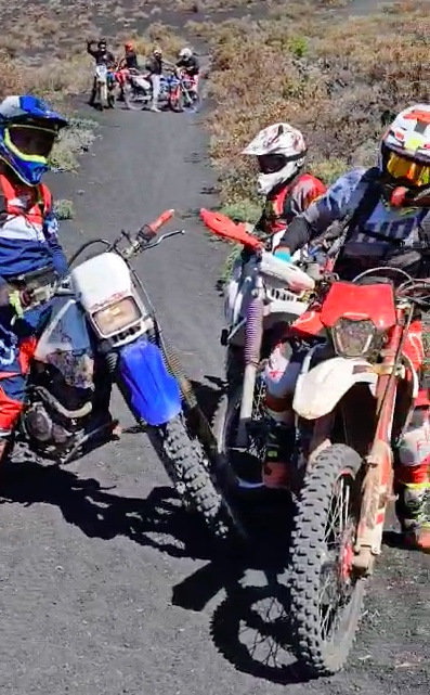 Motoristas erosionan impunemente espacios protegidos del Teneguía