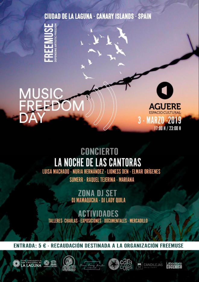 El ‘Music Freedom Day’ este domingo en el Aguere Espacio Cultural