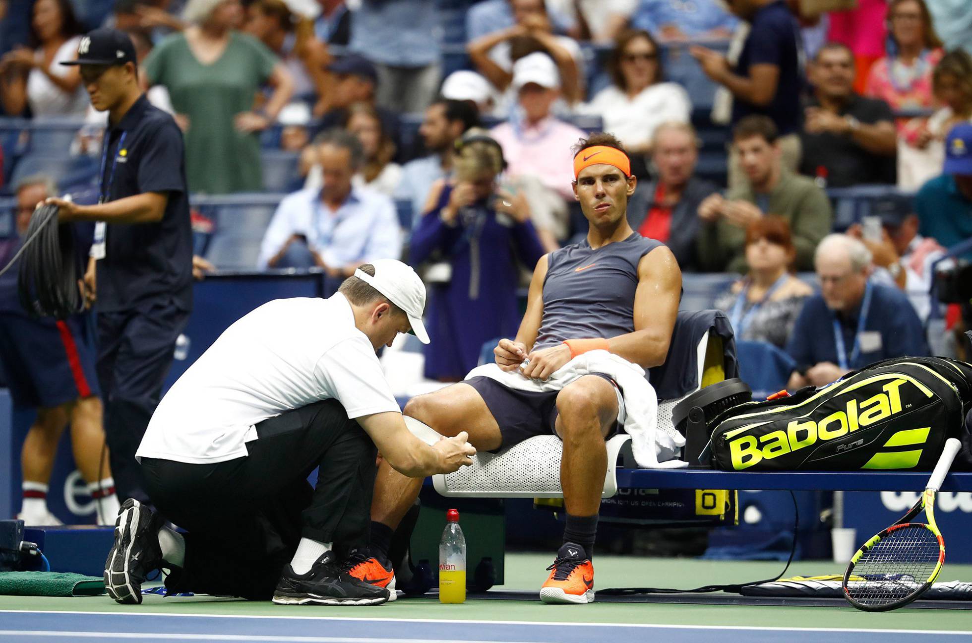 Nadal: 'Odio retirarme, pero seguir un set más así hubiera sido demasiado'