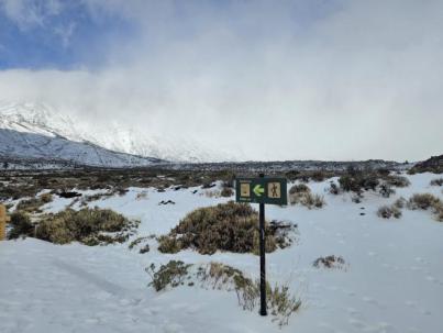 Declarada la prealerta por nevadas en las cumbres de Tenerife