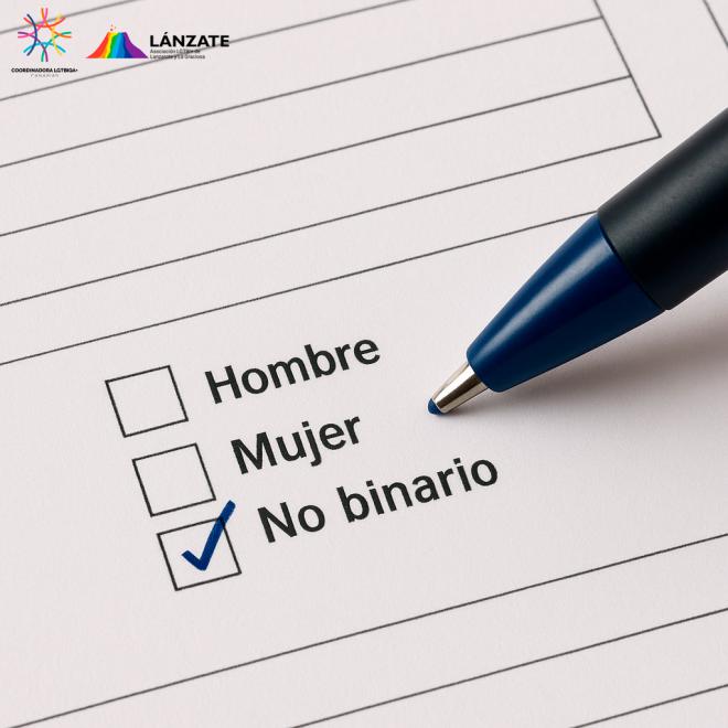 Exigen mantener la casilla de género no binario en educación
