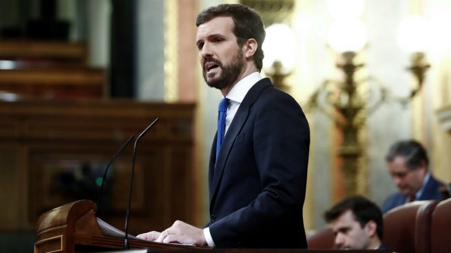 Casado promete a Sánchez 'unidad' ante el coronavirus: 'No está solo'