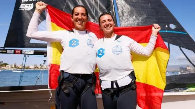 María Cantero, campeona del mundo en 49er FX