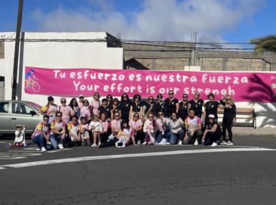 366 ciclistas participan en la III Carrera ciclista por la Vida, en Chío