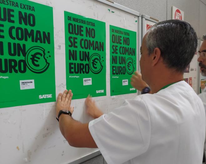 Enfermeras y fisioterapeutas protestan por recortes salariales