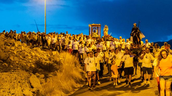 Diario de la peregrinación: etapa 5. Más de 500 personas reciben a la Virgen de Abona en su llegada a Las Maretas