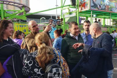 Más de 1.500 menores disfrutan de las atracciones en la Feria Solidaria