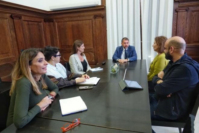 El alcalde recibe a la nueva junta directiva del Colegio de Arquitectos