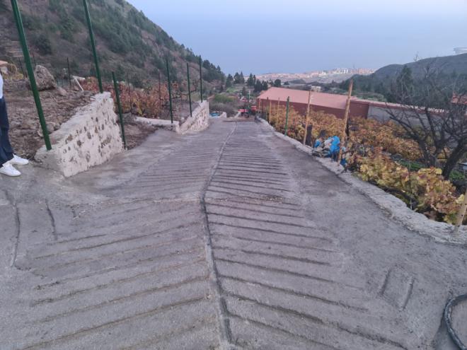 Mejoras en las pistas agrícolas de Igueste
