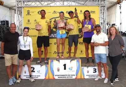 Tanausú Cabrera y Cecilia Martín destacan en la dureza de la Transajaches Trail