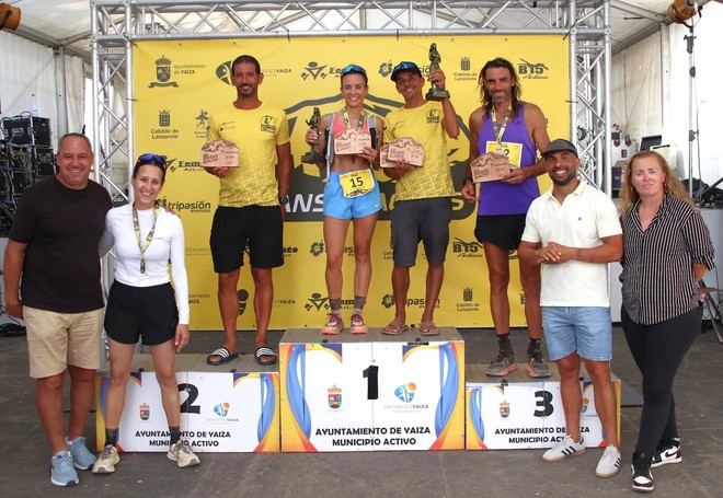 Tanausú Cabrera y Cecilia Martín destacan en la dureza de la Transajaches Trail