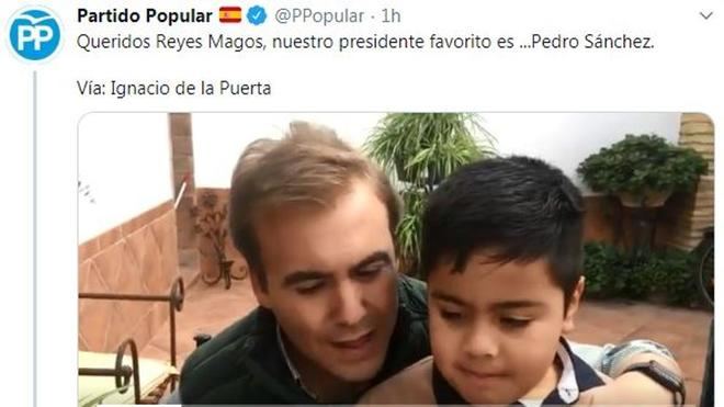 El PP la lía en Twitter con un vídeo sobre el polémico deseo a los Reyes Magos