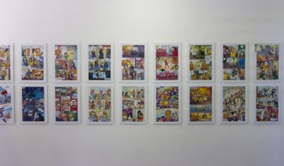 El Salón del Cómic abre sus primeras exposiciones presenciales en la sala de arte del Parque García Sanabria