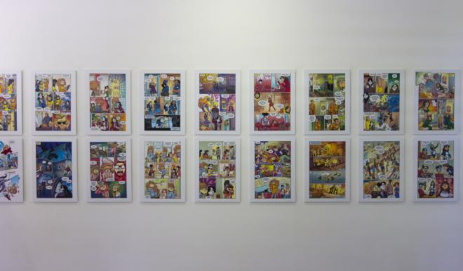 El Salón del Cómic abre sus primeras exposiciones presenciales en la sala de arte del Parque García Sanabria