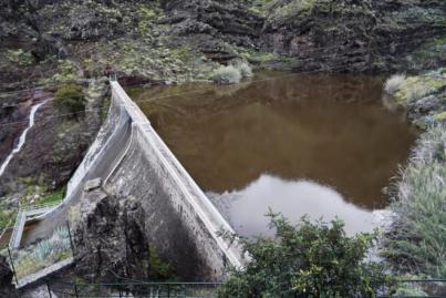 La Gomera mejora el estado de sus presas tras el paso de la borrasca