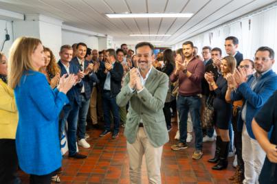 Más de 500 avales respaldan a Afonso en su camino al liderazgo