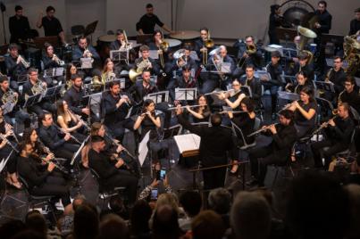 Las bandas de música de Los Silos, Guía de Isora y Granadilla actúan en el Auditorio