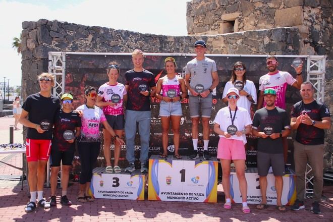 Nico Ward y Sheila Jordán escriben la primera página del Magma Yaiza - Lanzarote Triatlón