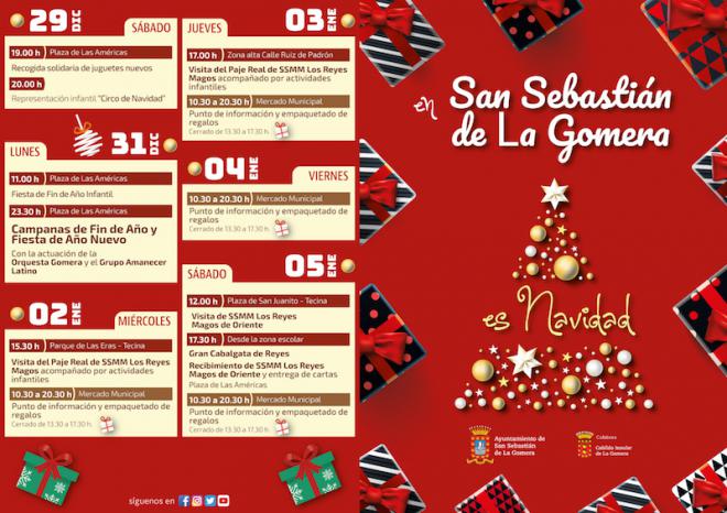 San Sebastián de La Gomera presenta su programa de Navidad
