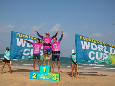 Caers y Offringa hacen historia en Fuerteventura tras una jornada épica de freestyle