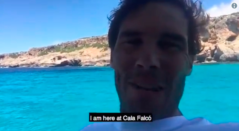 Nadal invita a sus seguidores a visitar las playas de España, 'de las mejores del mundo'