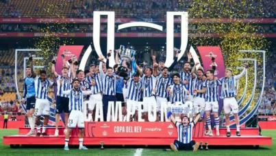 La Real Sociedad gana la Copa del Rey en penaltis