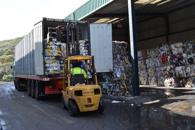 La Palma separó más de 1.400 toneladas de papel y cartón en 2017