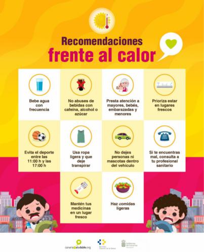 Plan de prevención contra el calor en Canarias