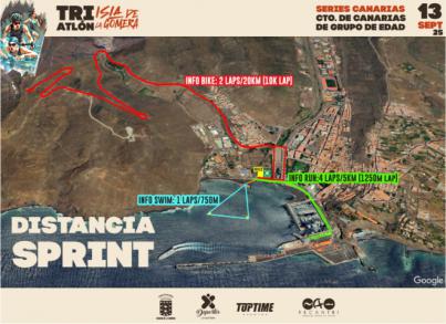 140 atletas se dan cita en el Triatlón ‘Isla de La Gomera’ 2025